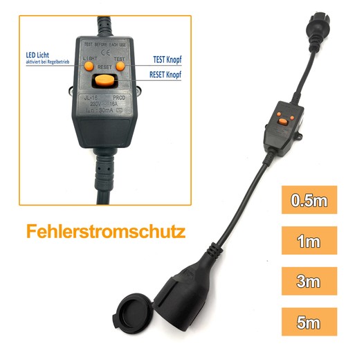 16a fehlerstromschutz adapter - 16a,